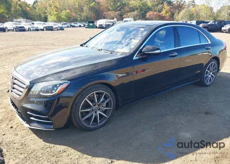 2018 Mercedes-Benz S 560 из США, поврежденный, VIN WDDUG8DB2JA394416